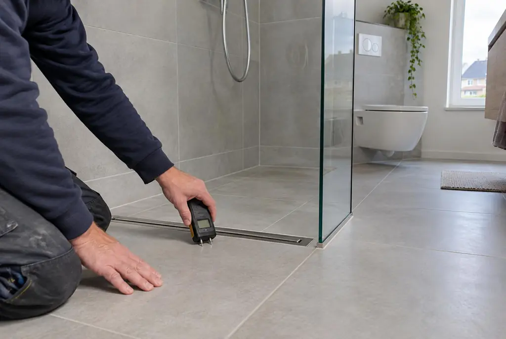 Lekdetectie Heerde – badkamer in een nieuwbouwwoning